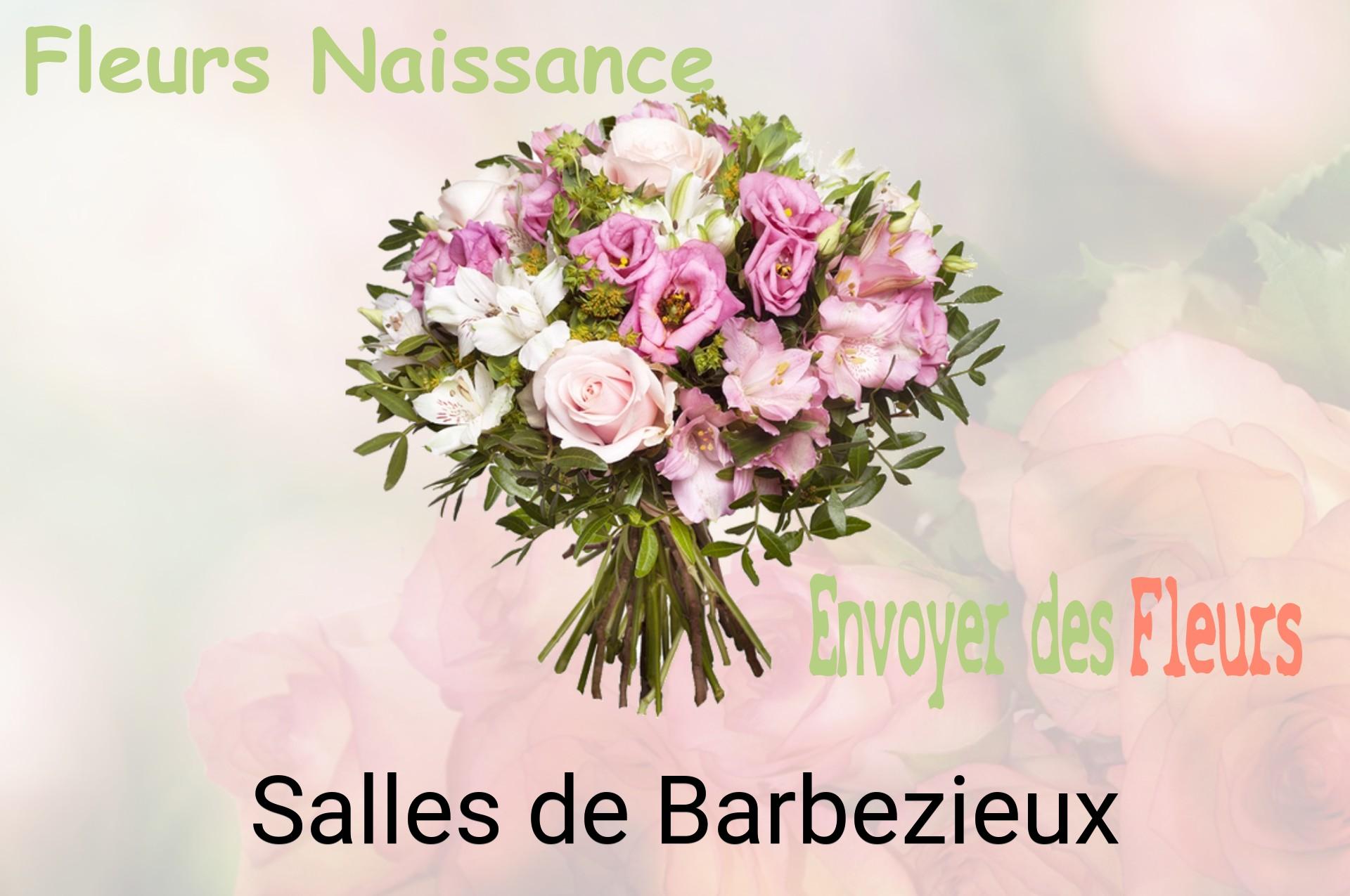 Bouquet de fleurs de naissance livré à Salles-de-Barbezieux