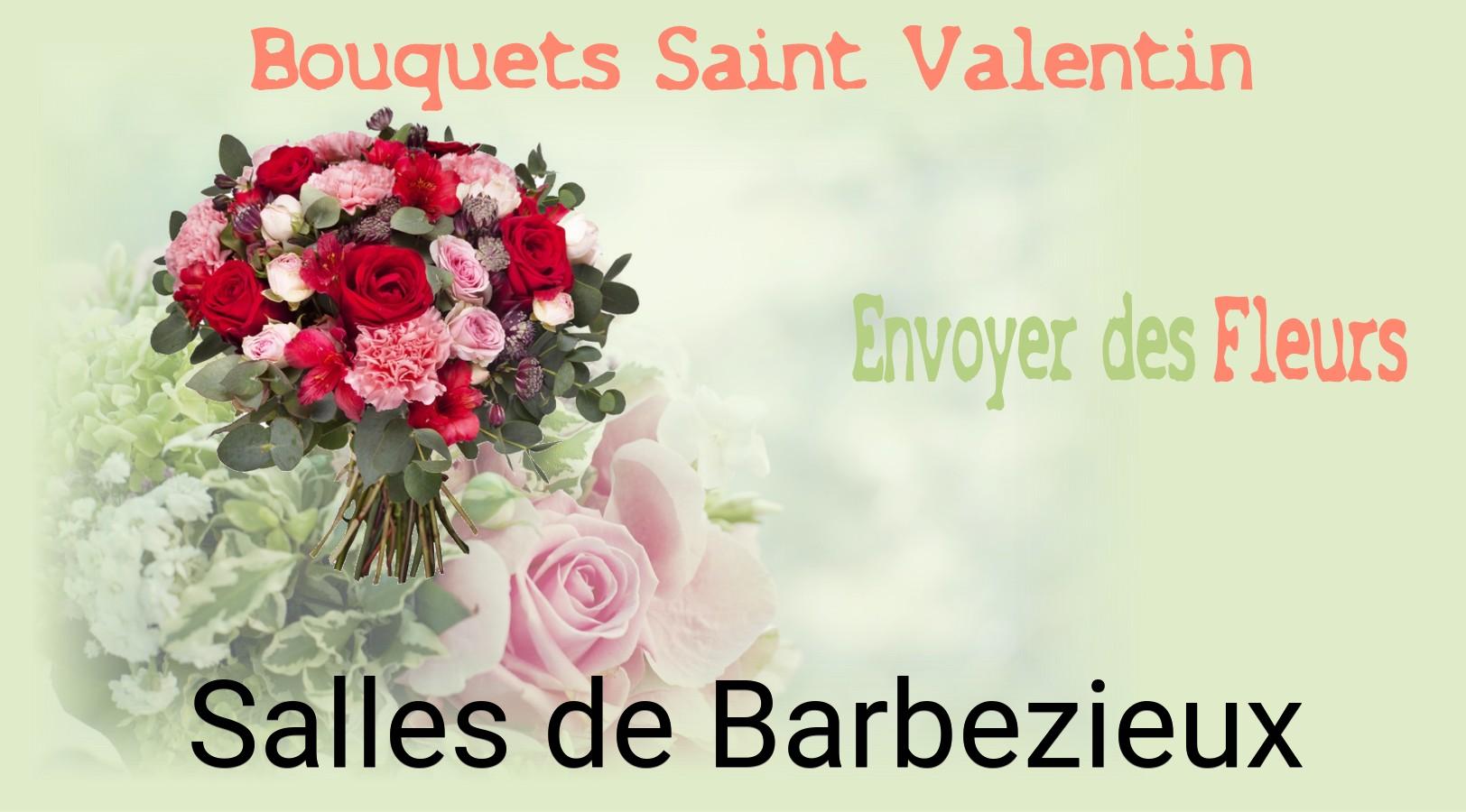 Roses de Saint-Valentin livrées à Salles-de-Barbezieux